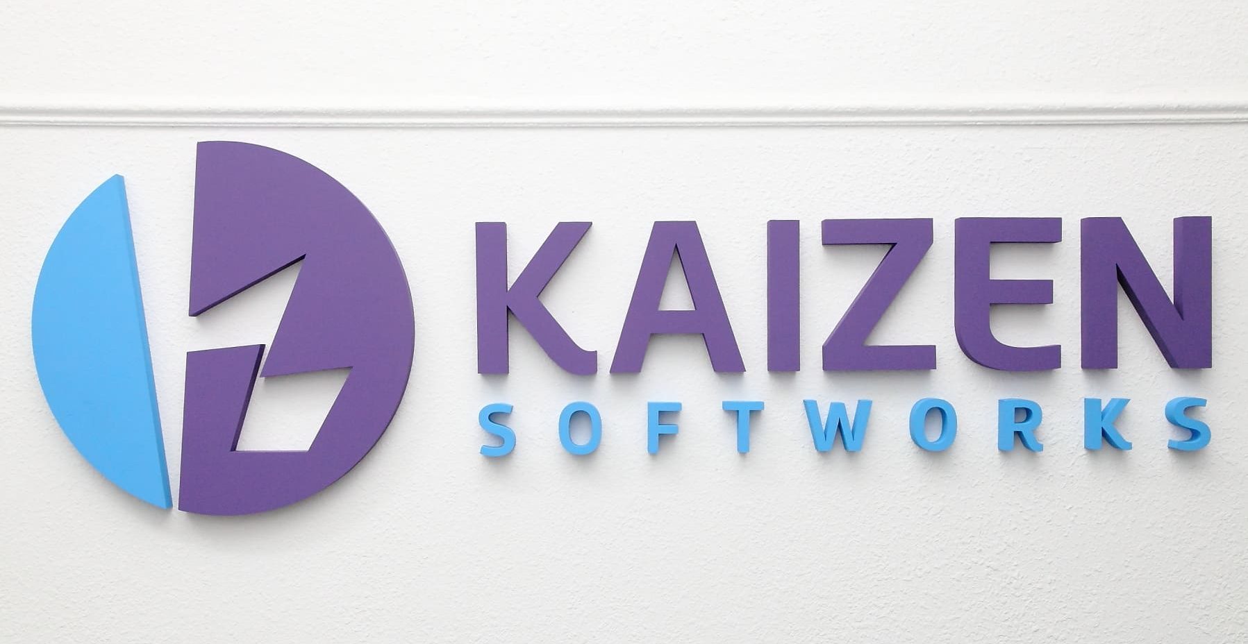 Kaizen Softworks Logo Sign