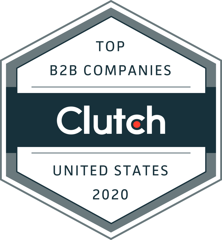 Clutch Badge of Top B2B Companies in the United States