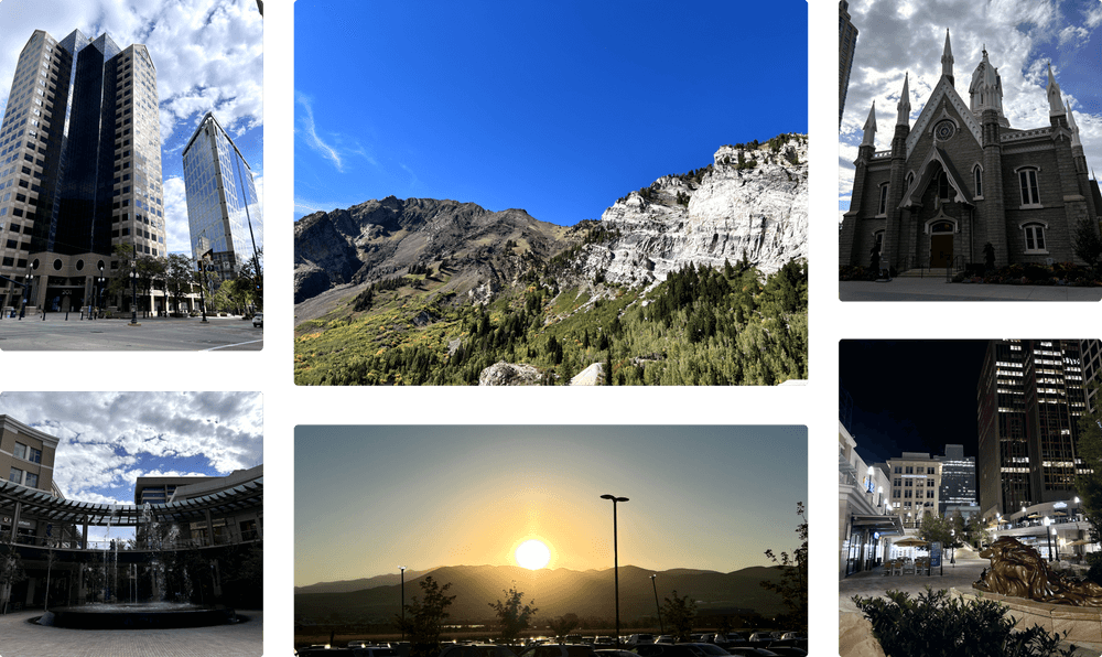 Collage of Salt Lake City Photos