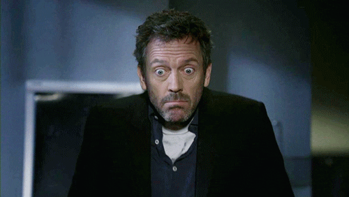 GIF depicting Dr. House from the TV show, shrugging to indicate uncertainty or lack of knowledge