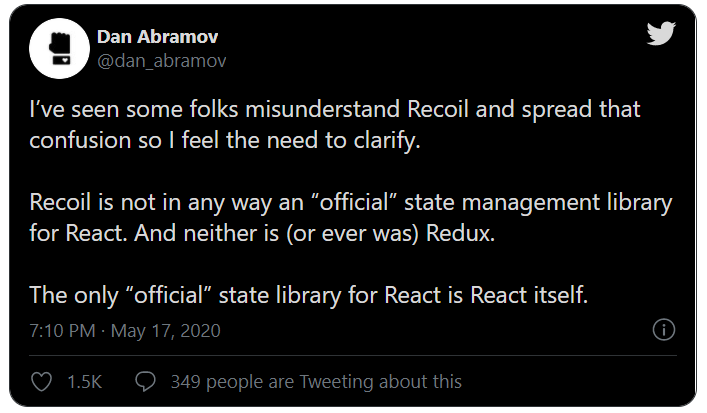 Official State Library for React